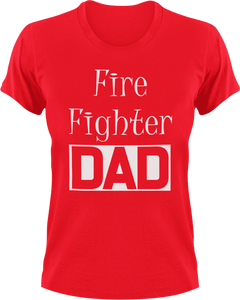 Firefighter DAD T-Shirtanimals, cool dad, dad, fire, Firefighter, firefighter mom, fireman, firetruck, Mens, Unisex