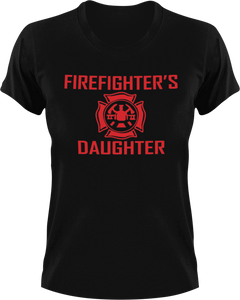 Firefighter daughter T-Shirtdaughter, Firefighter, fireman, girl, girlfriend, Ladies, Mens, Unisex, wife