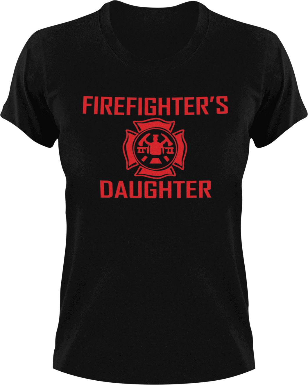 Firefighter daughter T-Shirtdaughter, Firefighter, fireman, girl, girlfriend, Ladies, Mens, Unisex, wife