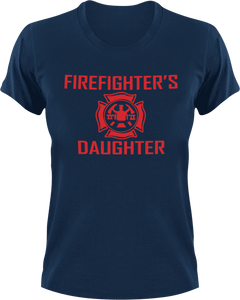 Firefighter daughter T-Shirtdaughter, Firefighter, fireman, girl, girlfriend, Ladies, Mens, Unisex, wife