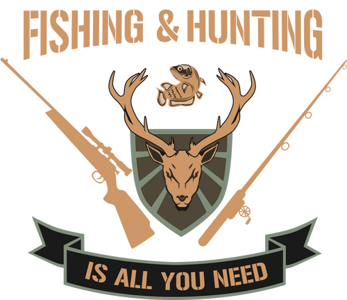Fishing And Hunting Is All You Need T-Shirtfish, fisherman, fishing, hunt, hunter, hunting, Ladies, Mens, Unisex