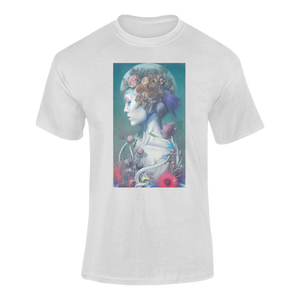 Flower Woman T-Shirtfanart, flower, gamer, games, gaming, Ladies, Mens, painted, Unisex, videogames