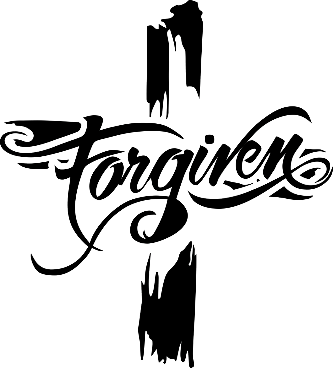 Forgiven T-shirtchristian, family, Ladies, Mens, motivation, Unisex