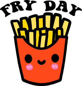 Fry Day T-Shirtfast food, food, Friday, fries, Ladies, Mens, Unisex