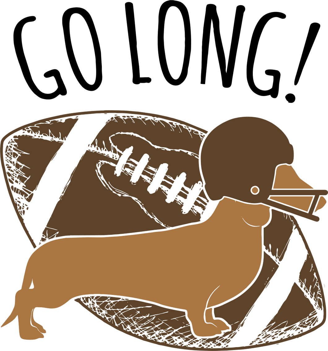 Go Long Dachshund T-Shirtanimals, dog, Ladies, Mens, pets, Unisex