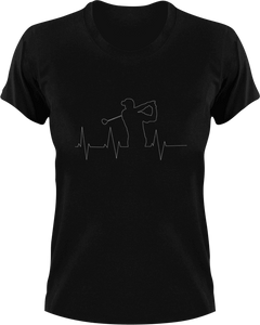 Golfer heartbeat T-Shirtgolf, golfer, heartbeat, Ladies, Mens, Unisex