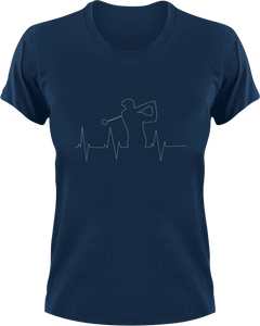 Golfer heartbeat T-Shirtgolf, golfer, heartbeat, Ladies, Mens, Unisex