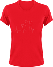 Load image into Gallery viewer, Golfer heartbeat T-Shirtgolf, golfer, heartbeat, Ladies, Mens, Unisex
