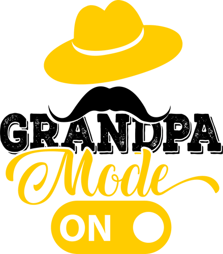 Grandpa mode on T-Shirtdad, fatherhood, Fathers day, funny, grandpa, Mens, Unisex