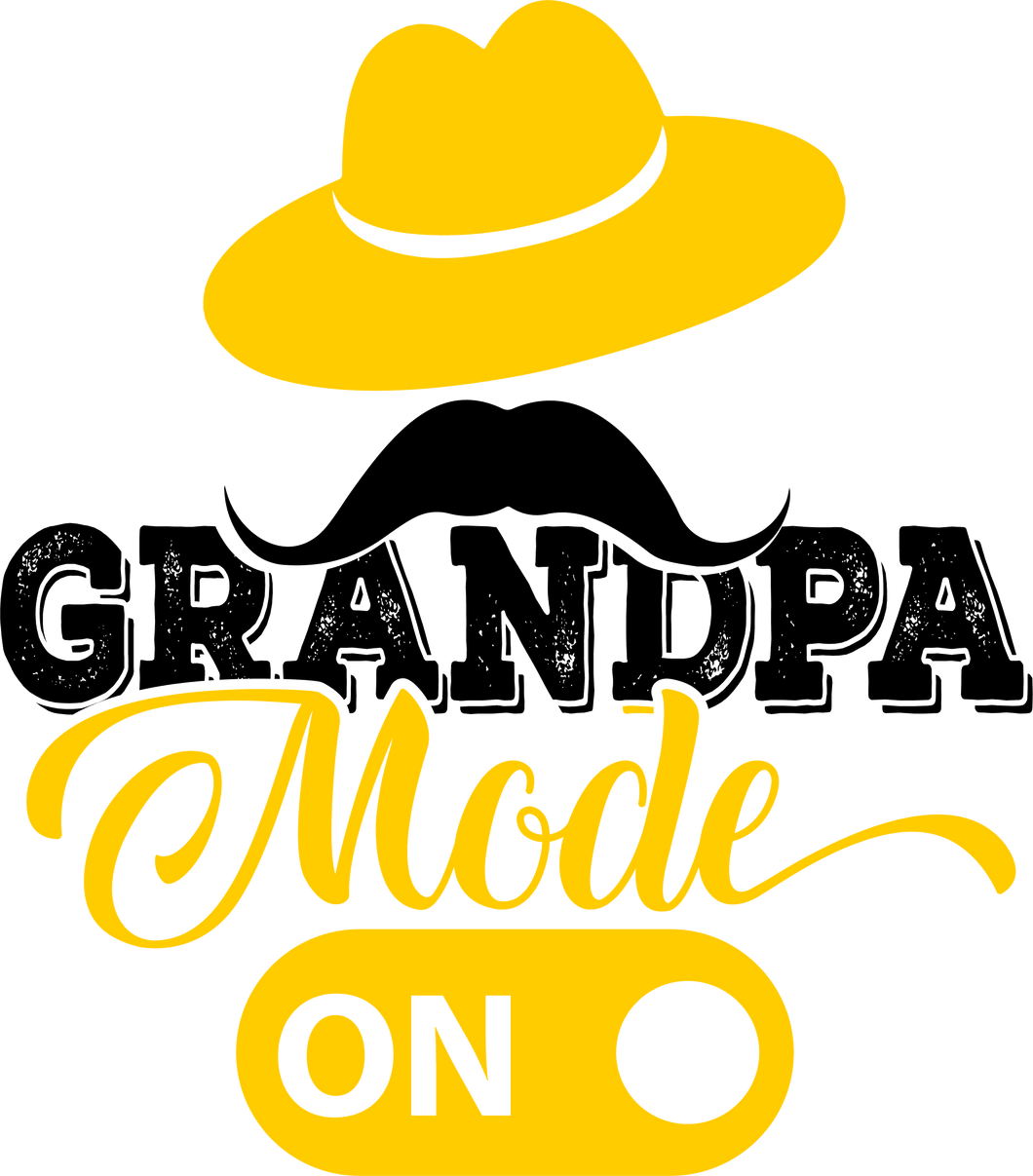 Grandpa mode on T-Shirtdad, fatherhood, Fathers day, funny, grandpa, Mens, Unisex