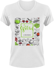 Load image into Gallery viewer, Grilled 100% Vegan T-Shirtgrilled, Ladies, Mens, Unisex, Vegan
