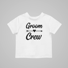 Load image into Gallery viewer, Groom Crew Kids Bachelors Party T-Shirtbachelor, bachelors party, boy, groom, kids, marriage
