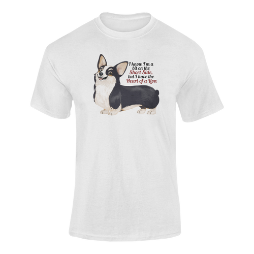 Heart Of A Lion T-Shirtanimal, animals, Corgi, dog, dyzynu, Ladies, Mens, Unisex