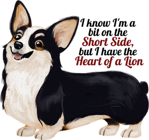 Heart Of A Lion T-Shirtanimal, animals, Corgi, dog, dyzynu, Ladies, Mens, Unisex