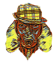 Load image into Gallery viewer, Dachshund with a hat T-Shirtanimals, dog, Ladies, Mens, pets, Unisex
