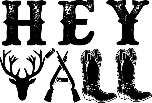 Hey Yall T-ShirtAdventure, camping, deer, hunting, Ladies, Mens, Unisex