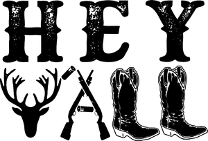 Hey Yall T-ShirtAdventure, camping, deer, hunting, Ladies, Mens, Unisex