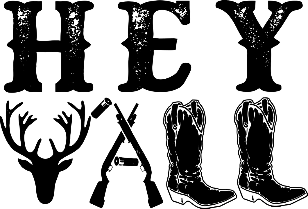 Hey Yall T-ShirtAdventure, camping, deer, hunting, Ladies, Mens, Unisex