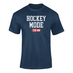 Hockey Mode On T-Shirt 2Ladies, Mens, Unisex, Wolves Ice Hockey