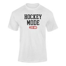 Load image into Gallery viewer, Hockey Mode On T-Shirt 2Ladies, Mens, Unisex, Wolves Ice Hockey
