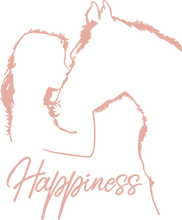 Load image into Gallery viewer, Horse Happiness T-shirthorse, Ladies, Mens, neice, sister, Unisex
