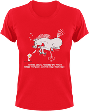 Load image into Gallery viewer, Horses are only scared of 2 things T-Shirtfantasy, horses, Ladies, Mens, unicorn, Unisex
