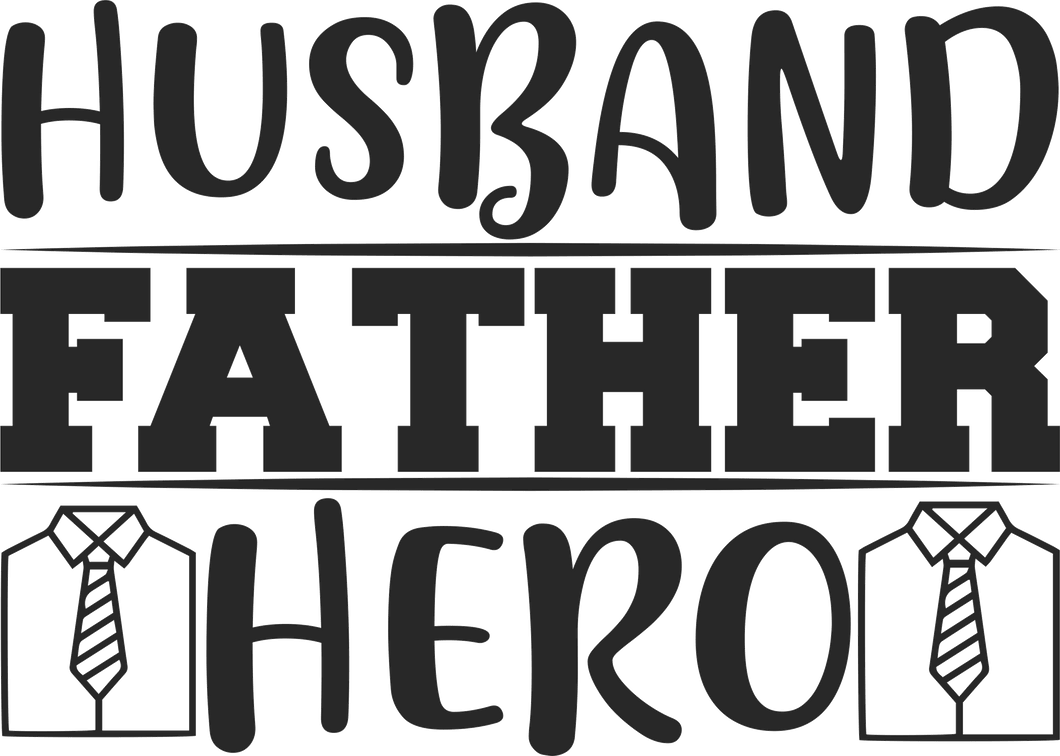 Husband Father Hero T-Shirtdad, fatherhood, Fathers day, funny, Mens, Unisex