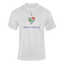 Load image into Gallery viewer, I Love South Africa T-Shirtdyzynu, Ladies, Mens, Unisex
