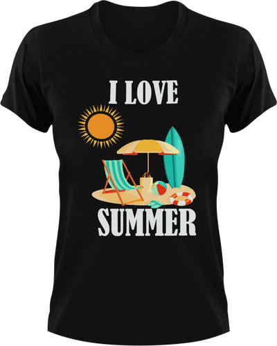 I love Summer T-Shirtbeach, Ladies, Mens, sea, summer, Unisex, vacation