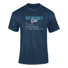 Load image into Gallery viewer, Ice Hockey Girl T-ShirtLadies, Mens, Unisex, Wolves Ice Hockey
