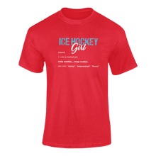 Load image into Gallery viewer, Ice Hockey Girl T-ShirtLadies, Mens, Unisex, Wolves Ice Hockey
