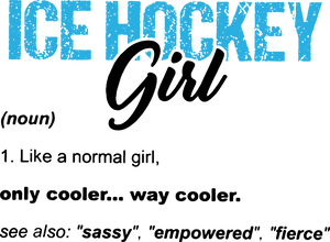 Ice Hockey Girl T-ShirtLadies, Mens, Unisex, Wolves Ice Hockey