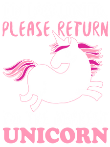 If Found Please Return To The nearest Unicorn T-Shirtfantasy, Ladies, Mens, unicorn, Unicorns, Unisex