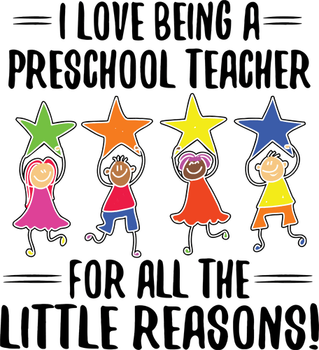 I love being a preschool teacher for all the little reasons T-ShirtLadies, Mens, preschool, teacher, Unisex
