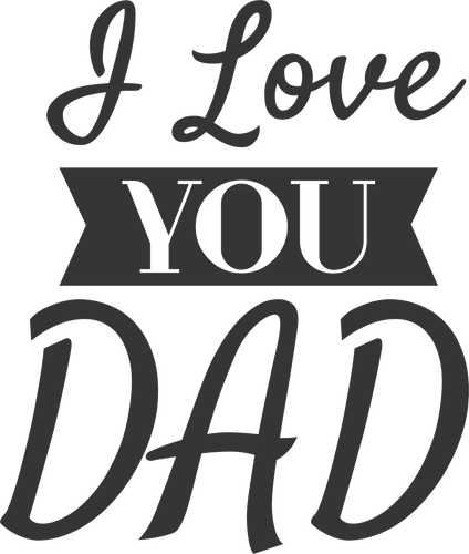I love you dad T-Shirtdad, Fathers day, Ladies, love, Mens, Unisex