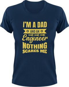 I'm A Dad And An Engineer T-Shirtcool dad, dad, Dad Jokes, engineer, job, Ladies, Mens, super dad, Unisex
