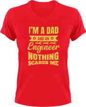 Load image into Gallery viewer, I&#39;m A Dad And An Engineer T-Shirtcool dad, dad, Dad Jokes, engineer, job, Ladies, Mens, super dad, Unisex
