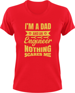 I'm A Dad And An Engineer T-Shirtcool dad, dad, Dad Jokes, engineer, job, Ladies, Mens, super dad, Unisex