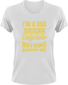 I'm A Dad And An Engineer T-Shirtcool dad, dad, Dad Jokes, engineer, job, Ladies, Mens, super dad, Unisex