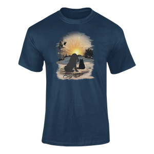 Infinity pet Sunset T-Shirtdyzynu, Ladies, Mens, Unisex
