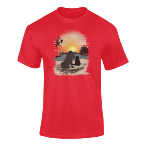 Infinity pet Sunset T-Shirtdyzynu, Ladies, Mens, Unisex