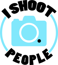 Load image into Gallery viewer, I shoot people photography T-ShirtLadies, Mens, photo, photographer, photography, picture, Unisex
