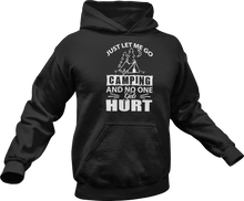Load image into Gallery viewer, Just let me go camping and no one gets hurt Hoodie
