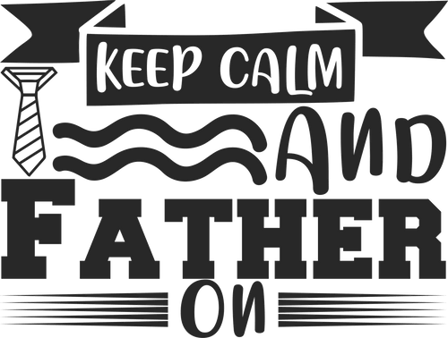 Keep calm and father on T-Shirtdad, Fathers day, funny, Ladies, Mens, Unisex