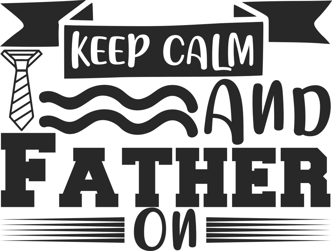 Keep calm and father on T-Shirtdad, Fathers day, funny, Ladies, Mens, Unisex