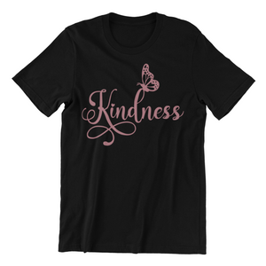 Kindness Butterfly T-shirtanimals, aunt, brother, Butterfly, christian, dad, family, Ladies, Mens, mom, motivation, neice, nephew, pets, sister, uncle