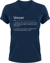 Load image into Gallery viewer, Lawyer T-Shirtjob, Ladies, law, lawyer, Mens, noun, Unisex
