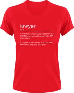 Lawyer T-Shirtjob, Ladies, law, lawyer, Mens, noun, Unisex