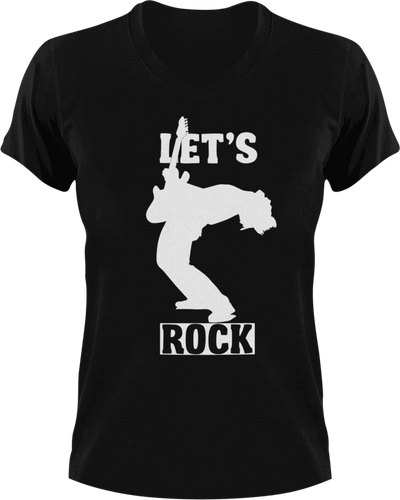 Lets rock T-Shirtbass, Ladies, Mens, music, rock, Unisex