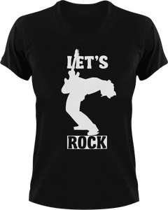 Lets rock T-Shirtbass, Ladies, Mens, music, rock, Unisex